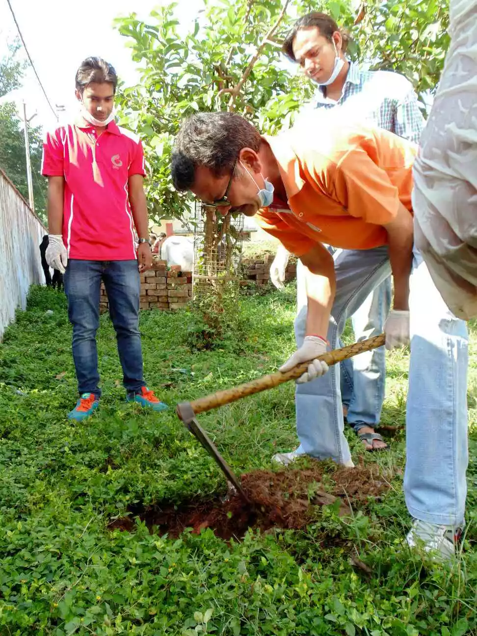 TREE PLANTATION IN CLEMENT TOWN, DEHRADUN